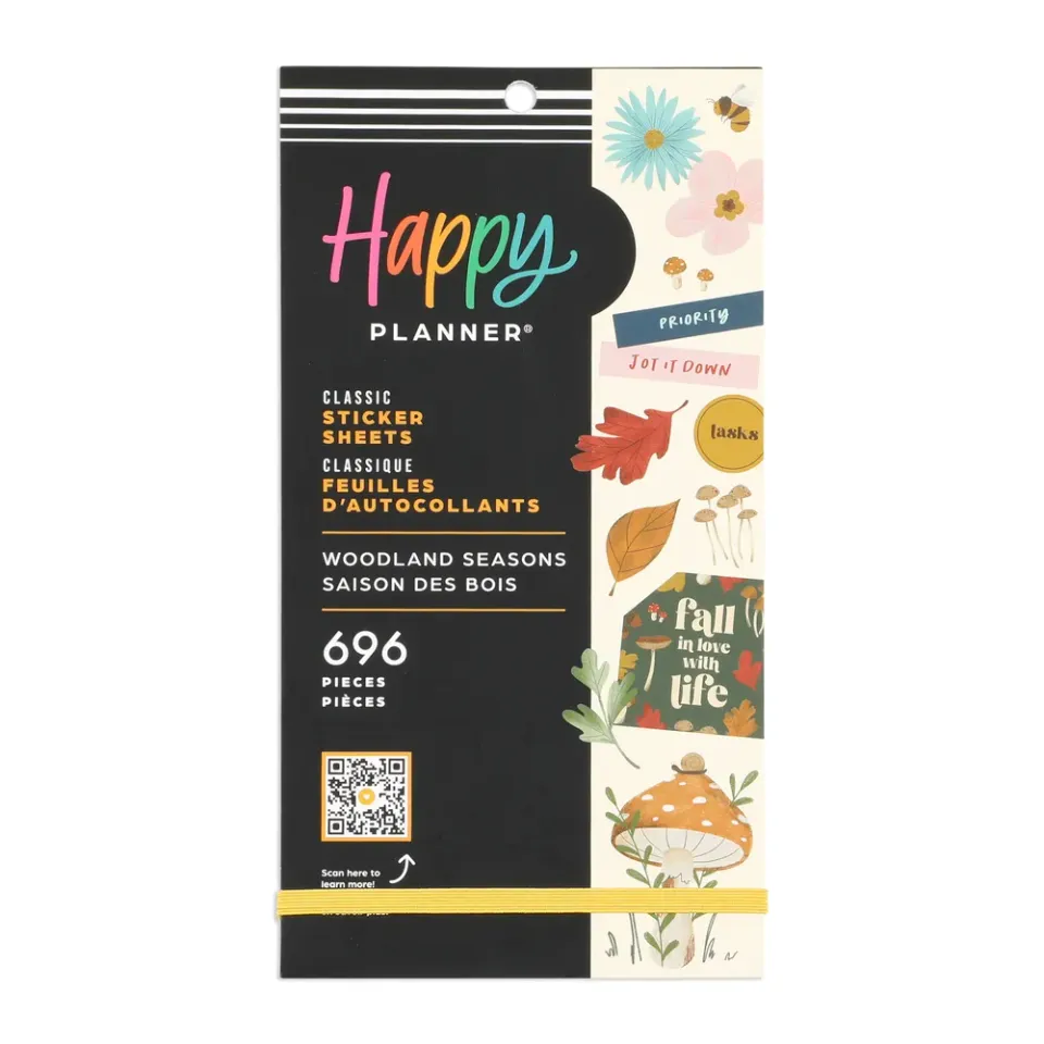 Happy Planner Woodland Seasons stickers 4 saisons 696