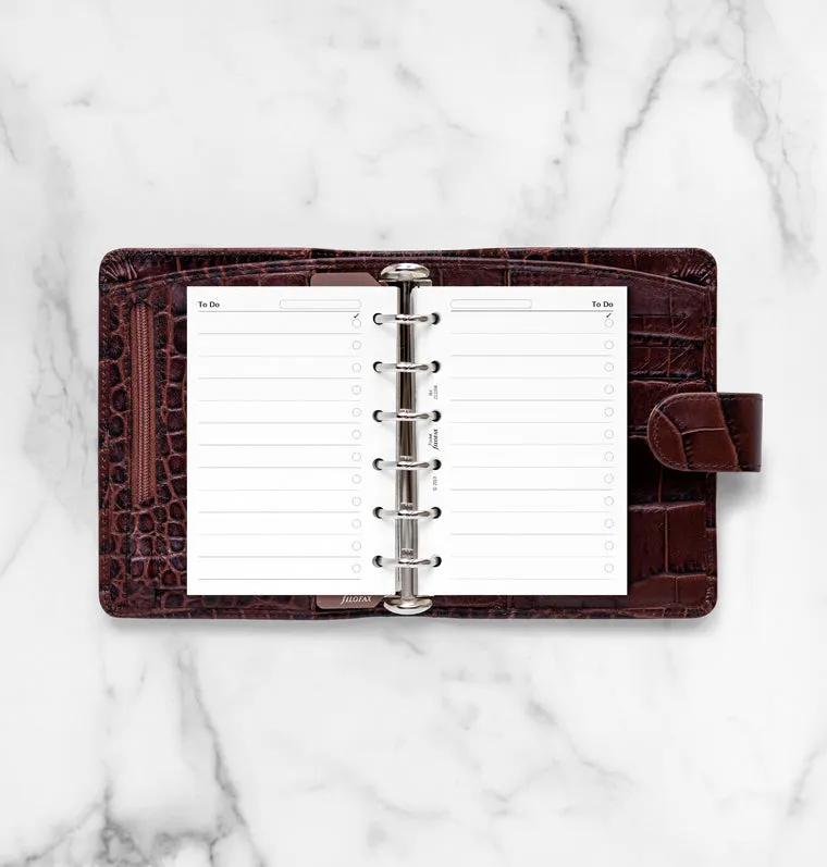 Filofax Pocket To Do recharge 20 feuilles à cocher