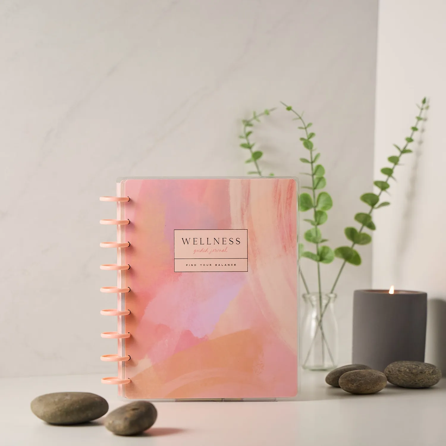 Happy Planner Rise & Align Wellness journal guidé bien-être 80 feuilles