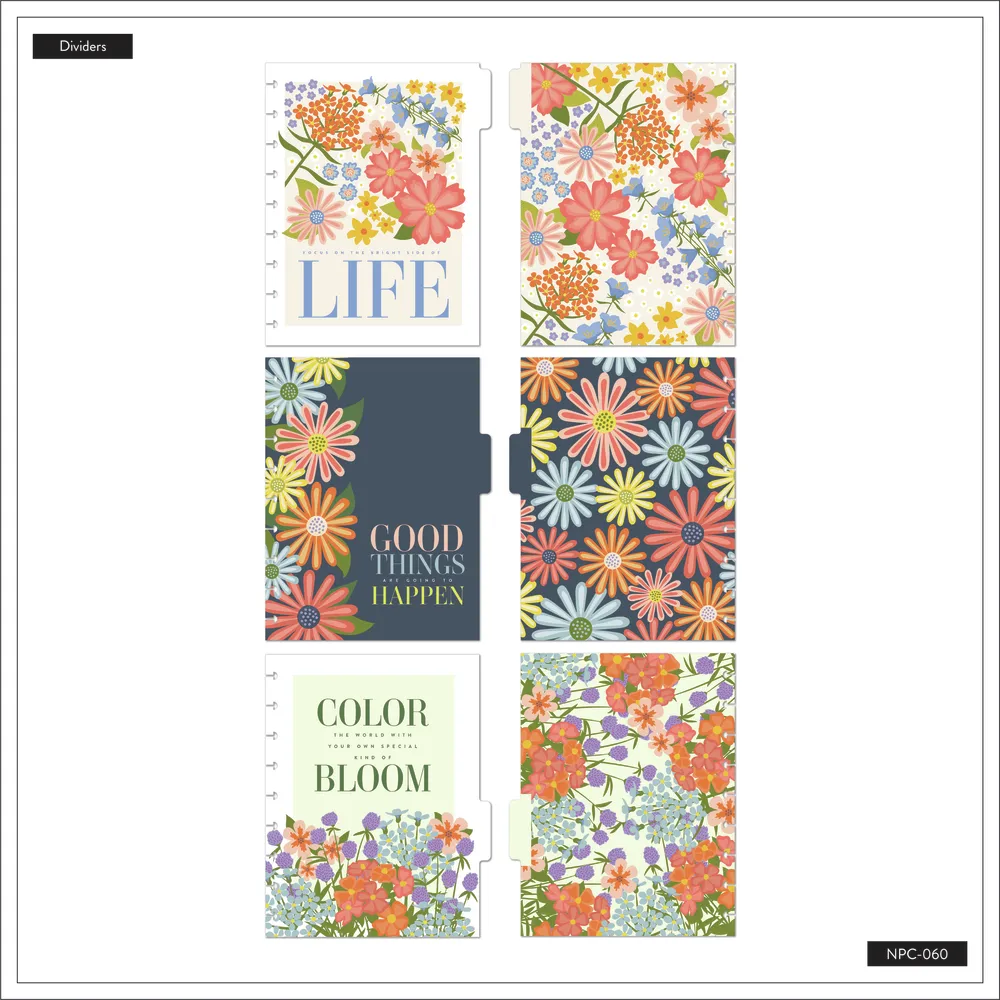Happy Planner Spring Market carnet classic pointillé 60 feuilles