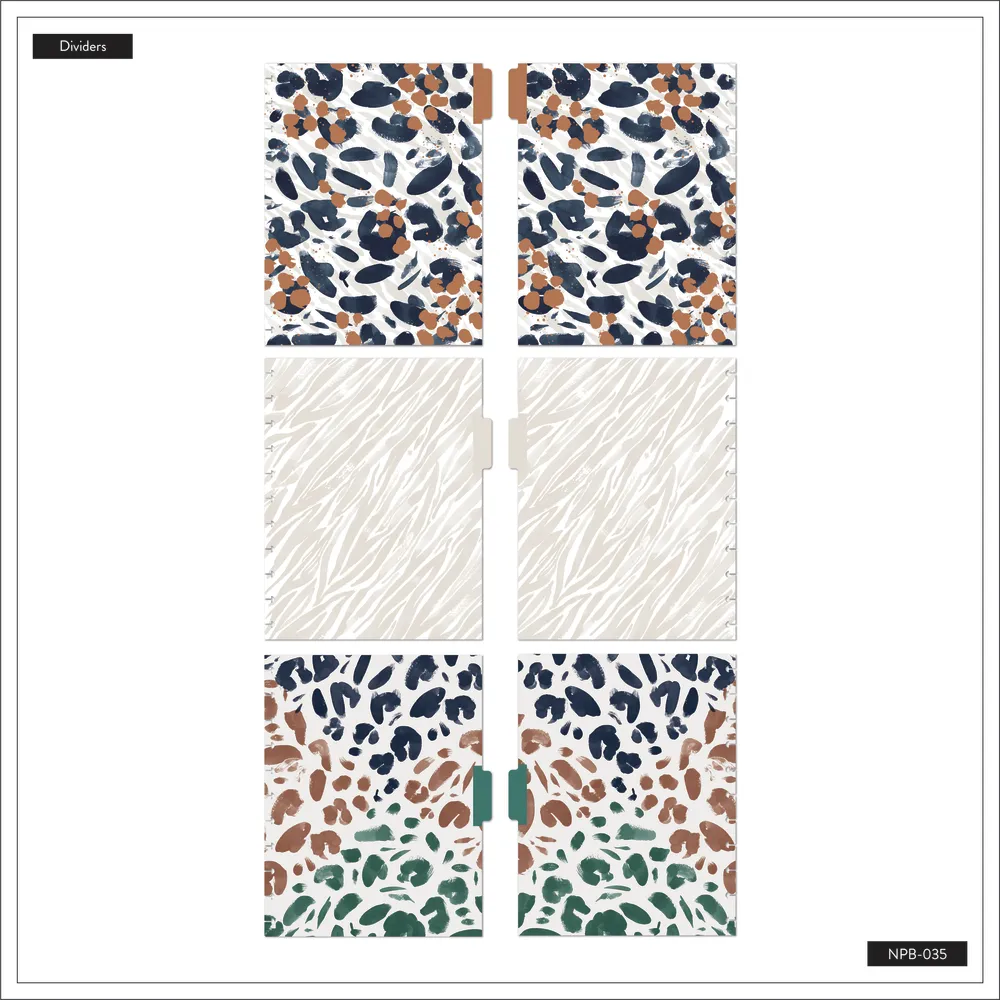 Happy Planner Gone Wild carnet Big 60 feuilles ligné pointillé