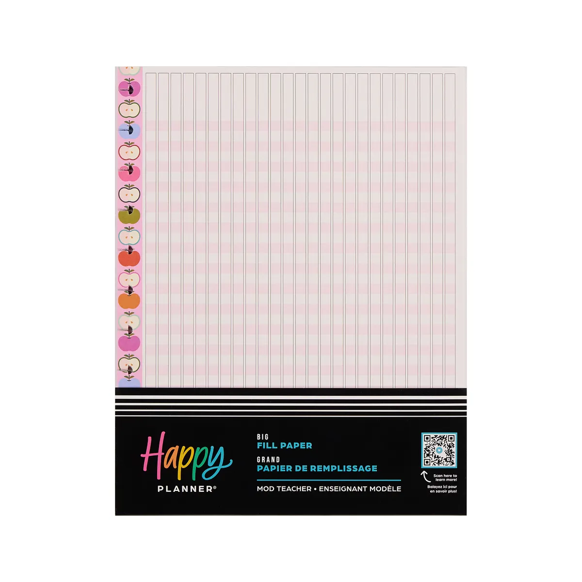 Happy Planner Mod Teacher Big feuilles checklist 40 à anneaux