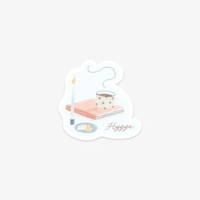 Kartotek Hygge sticker vinyle mat danois