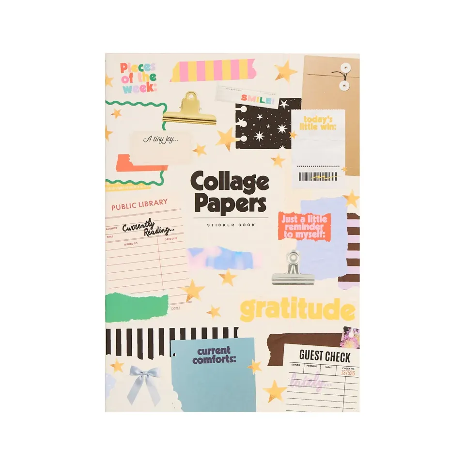 Happy Planner Collage Papers carnet stickers folio A5