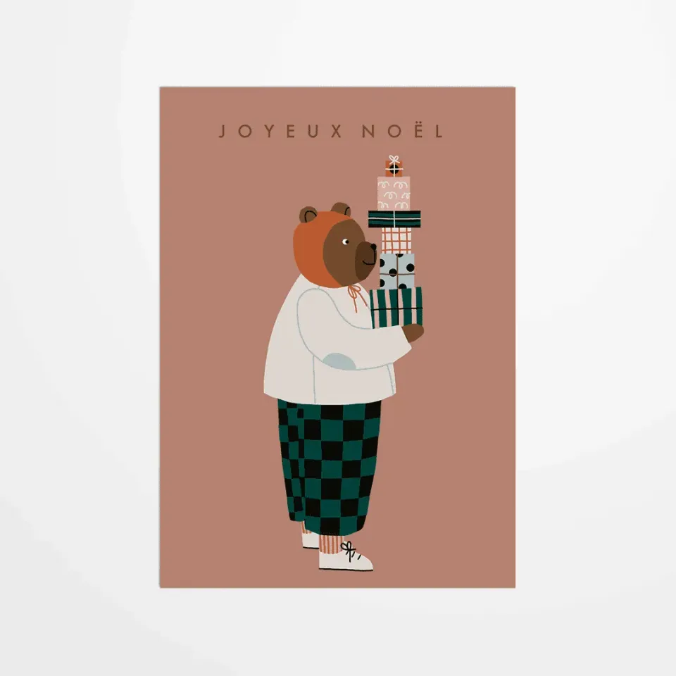 My365 Jennifer Bouron Joyeux Noël carte postale illustrée