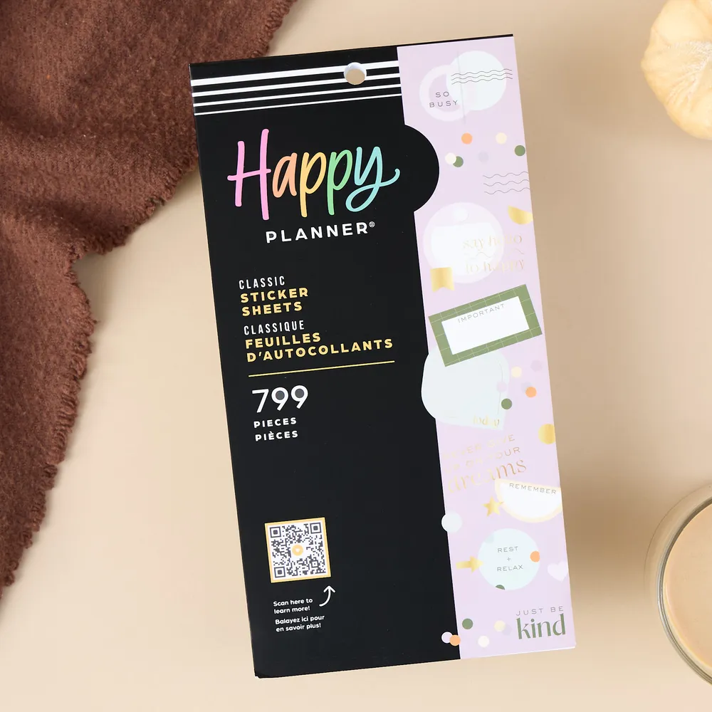 Happy Planner Value Pack Mauve & Moss stickers 799 motifs foil