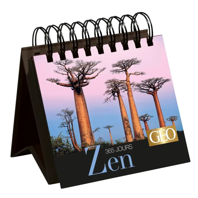 Frigobloc Géo 365 jours Zen calendrier chevalet quotidien