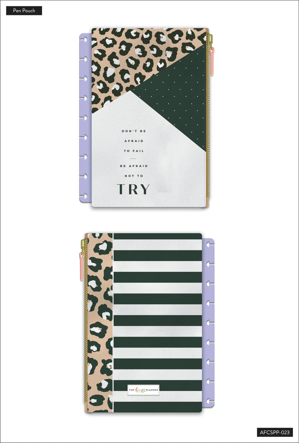Me & my big ideas Wild Styled Classic trousse snap léopard
