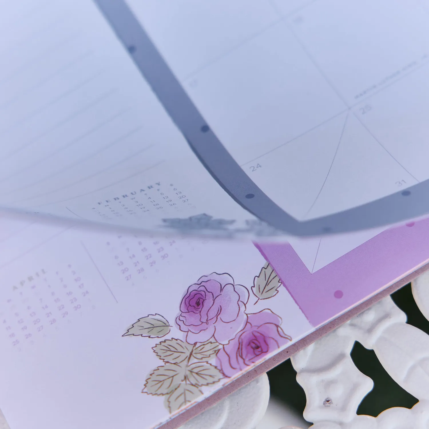 Happy Planner 2027 Seasonal Sidewalks calendrier bureau Small
