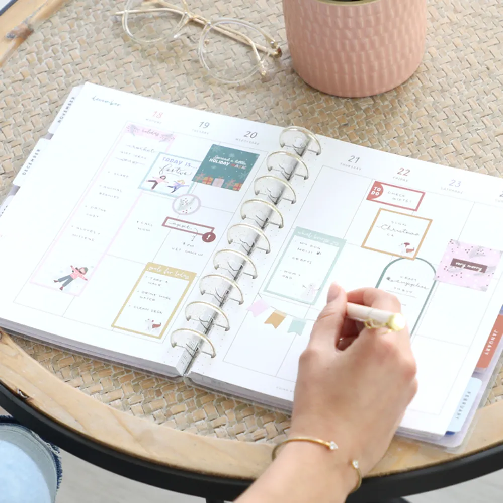 Happy Planner Squad Goals stickers Classic 560 coloré foil