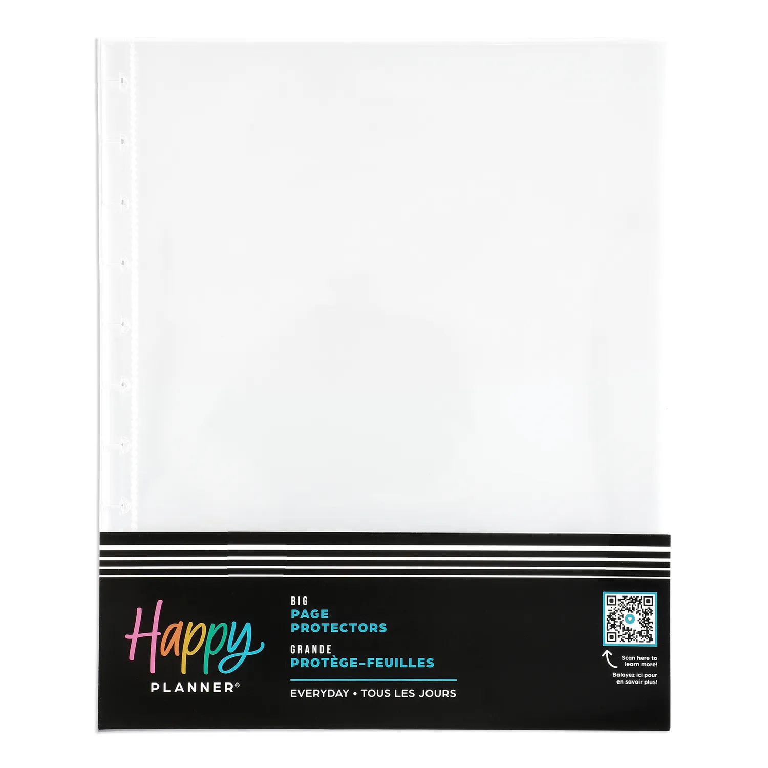 Happy Planner Everyday protège-pages Big lot de 12 transparent