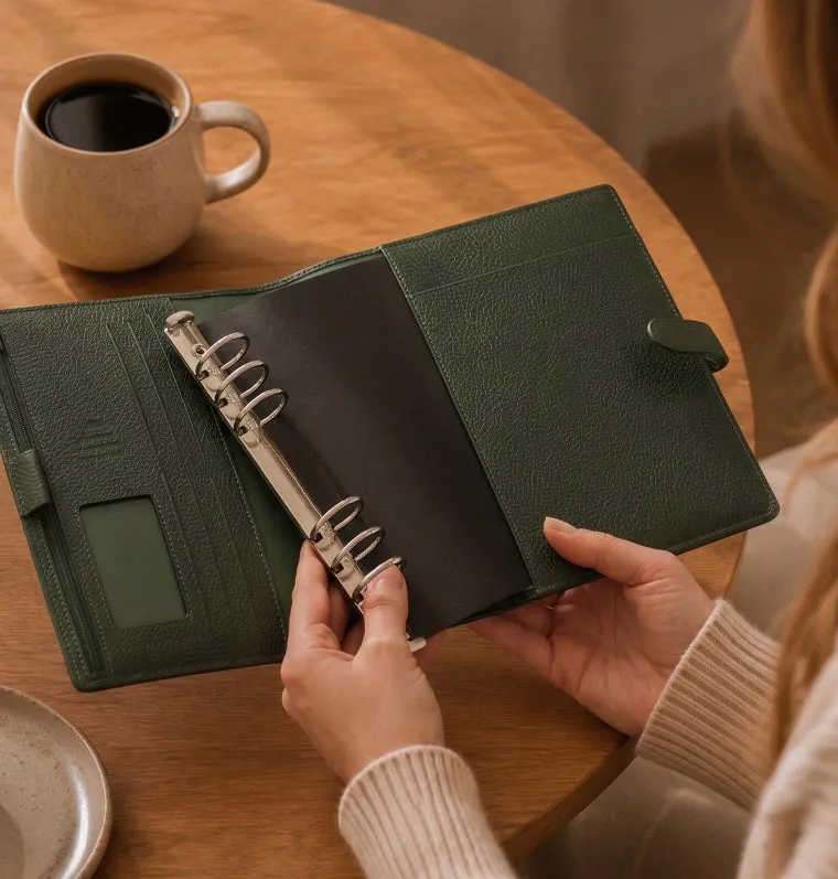 Filofax Finsbury Organiseur A5 cuir woodland