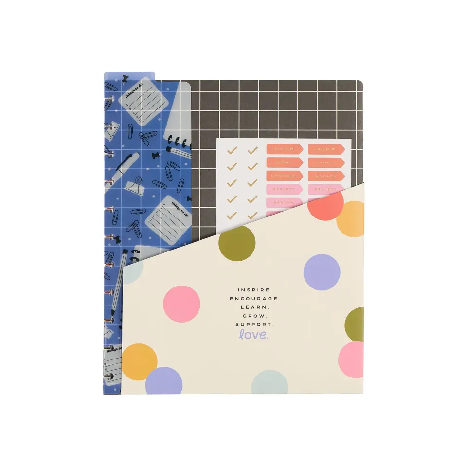 Happy Planner School Doodles Parent's School Life Planning pack accessoires Big