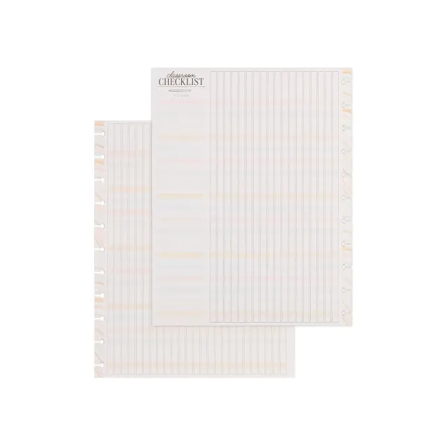 Happy Planner Pastel Poetry Big papier checklist 40 feuilles