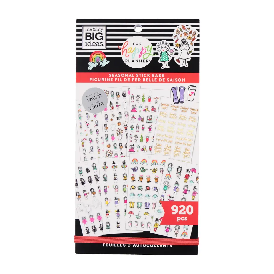 Happy Planner Seasonal Stick Babe stickers 920 4 saisons
