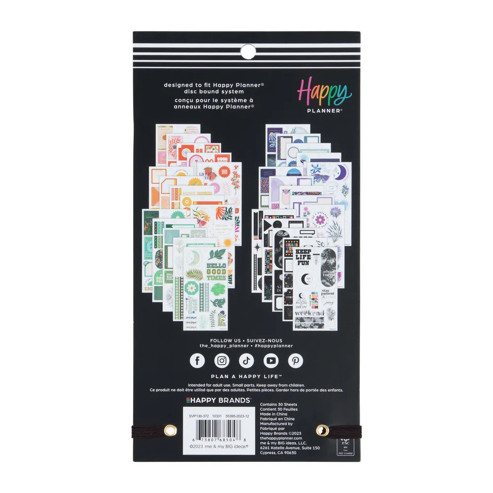 Me & my big ideas Color Coordinate stickers agenda 394