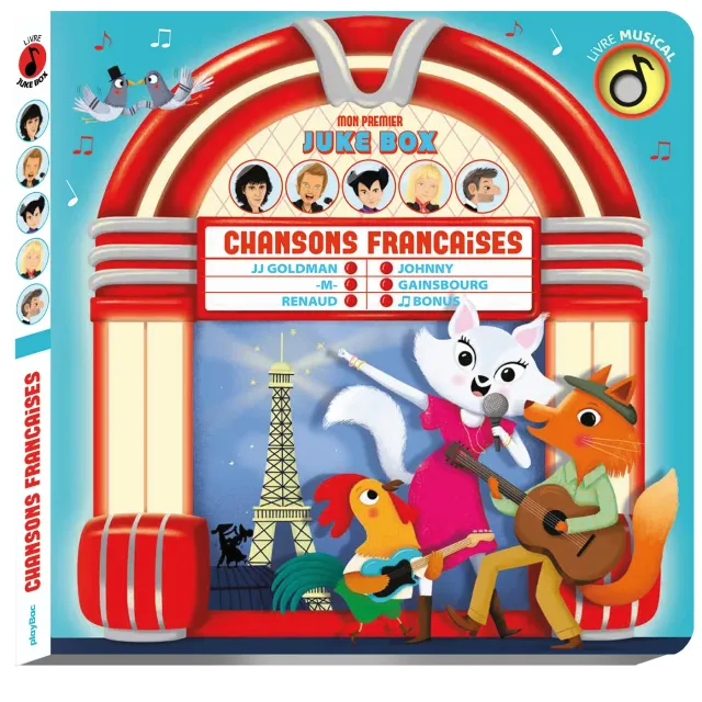 Frigobloc Mon premier Jukebox livre sonore chansons françaises