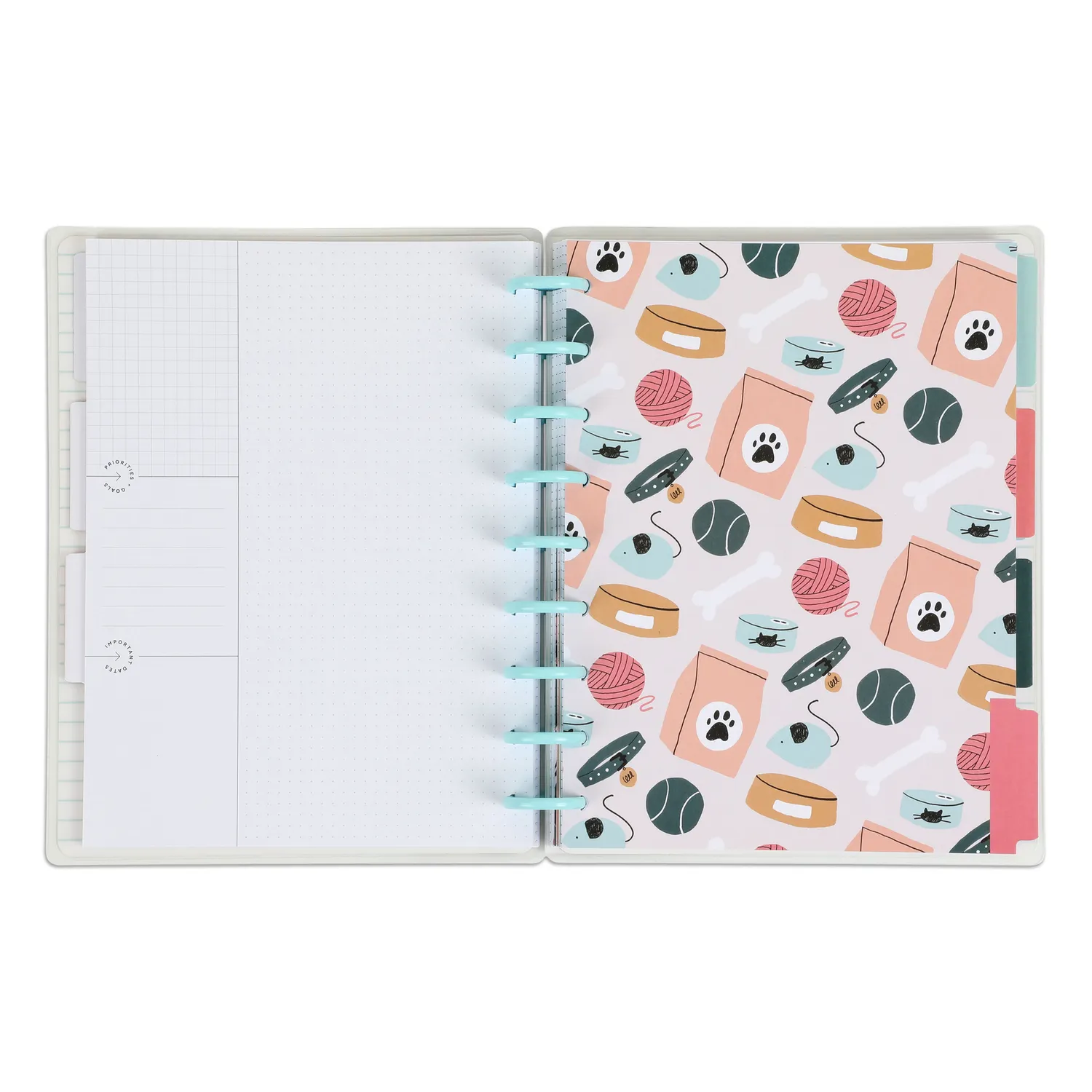 Happy Planner Playful Pets Classic agenda non daté checklist