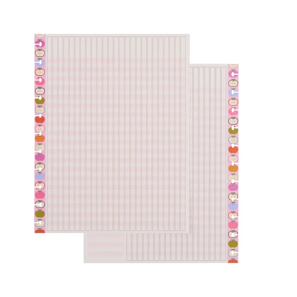 Happy Planner Mod Teacher Big feuilles checklist 40 à anneaux