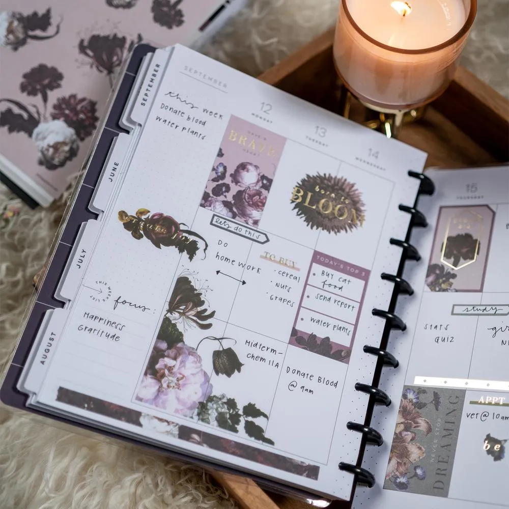 Happy Planner Let Love Grow stickers floral 544 30 feuilles