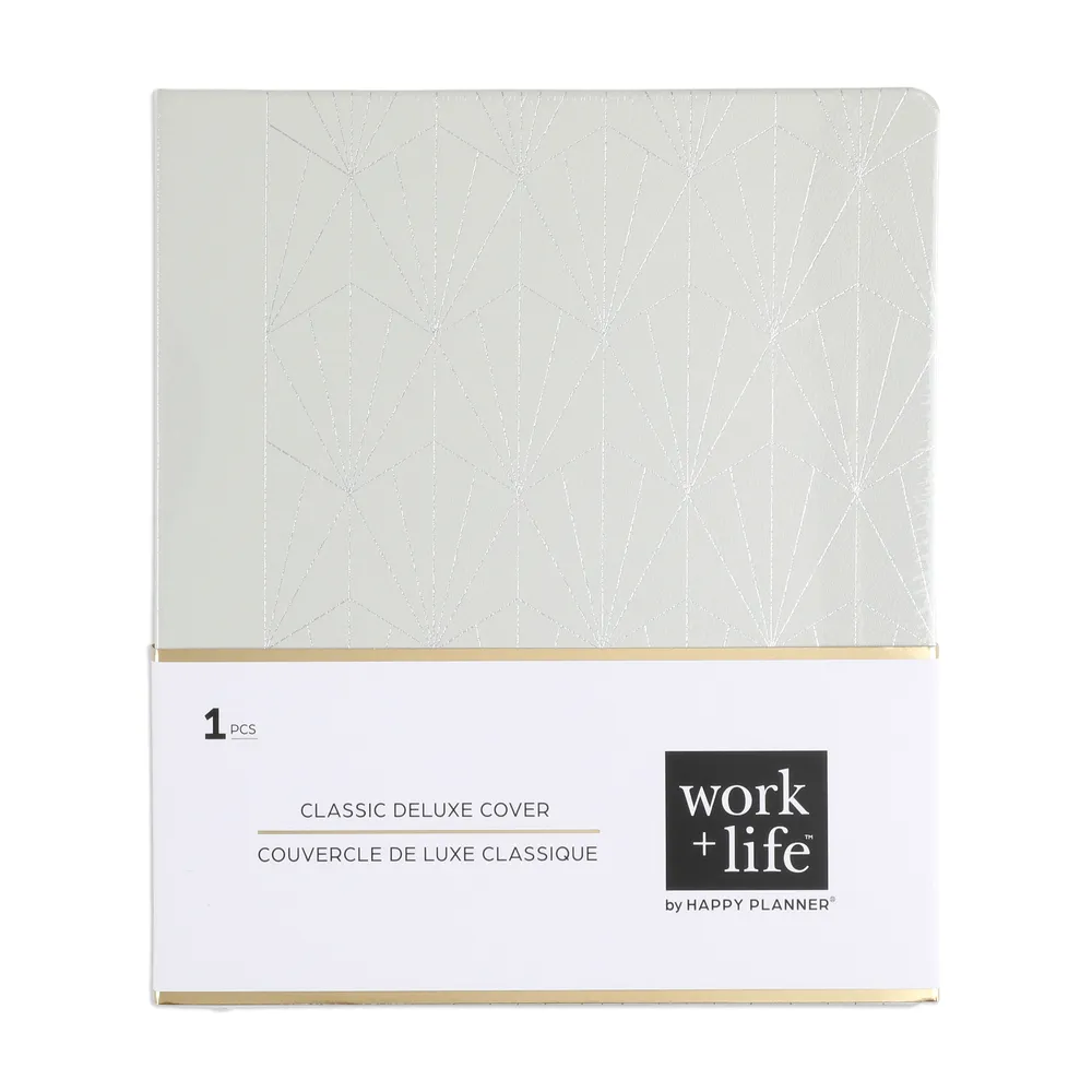 Happy Planner Work + Life Metropolitan Deluxe couverture agenda classic gris