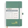 Poprun CH127L carnet ligné A5 vert nuit papier épais