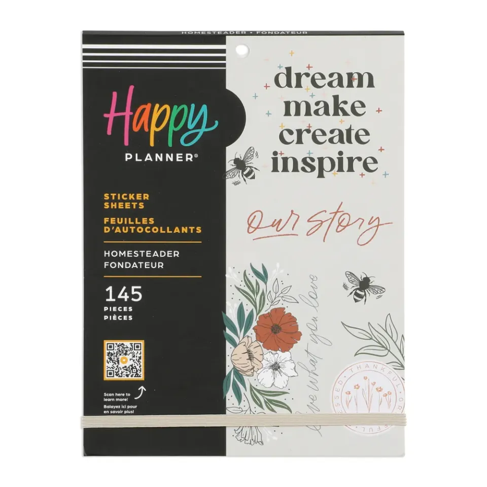 Me & my big ideas Happy Planner Homesteader stickers 145 doré