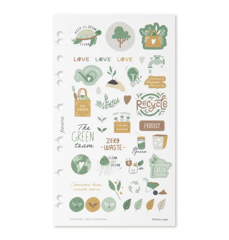 Filofax Eco Essential stickers agenda A5 Personal