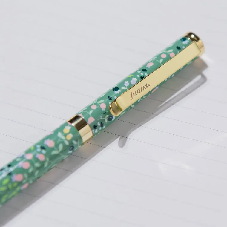 Filofax Meadow stylo bille métal 1 mm noir