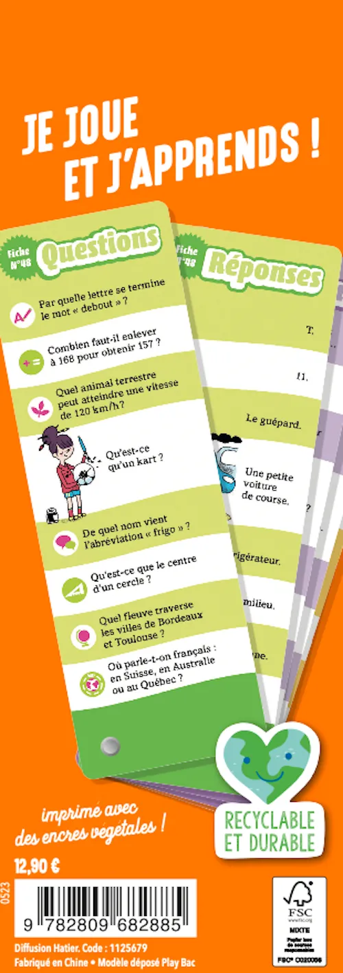 Frigobloc Les Incollables Tout le programme du CE2 quiz 8-9 ans