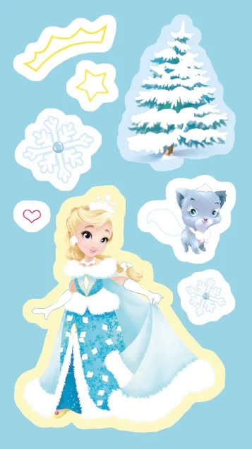 Frigobloc Mon coffret paillettes Princesses coffret créatif