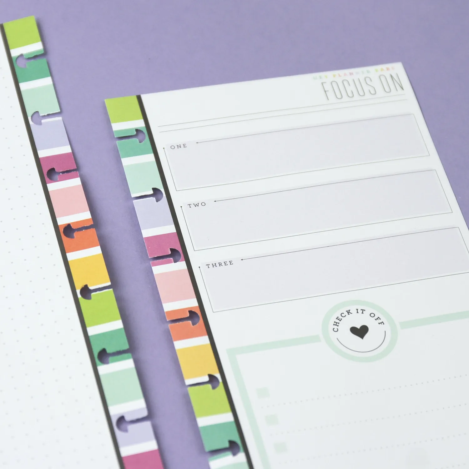 Happy Planner Planner Babe bloc demi-page classic 60 feuilles