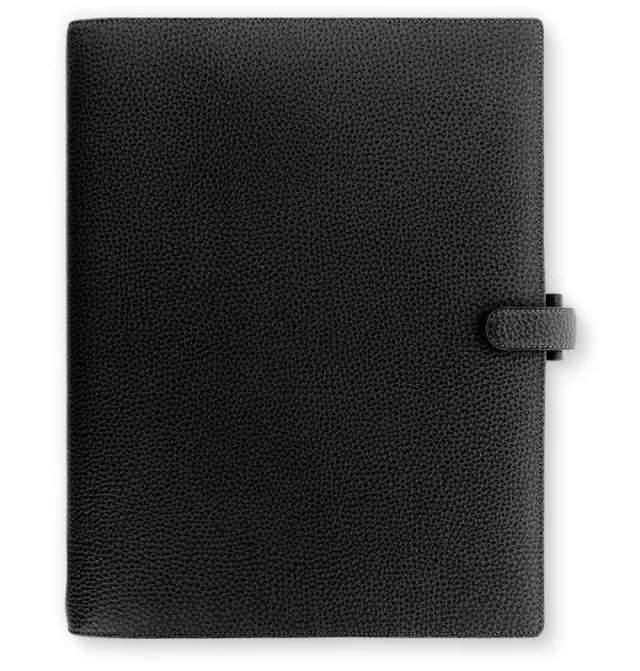Filofax Finsbury organiseur A4 noir cuir classique