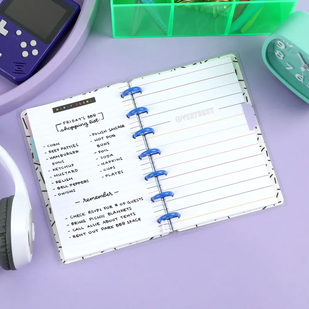 Happy Planner Groovin Movin carnet Mini ligné 60