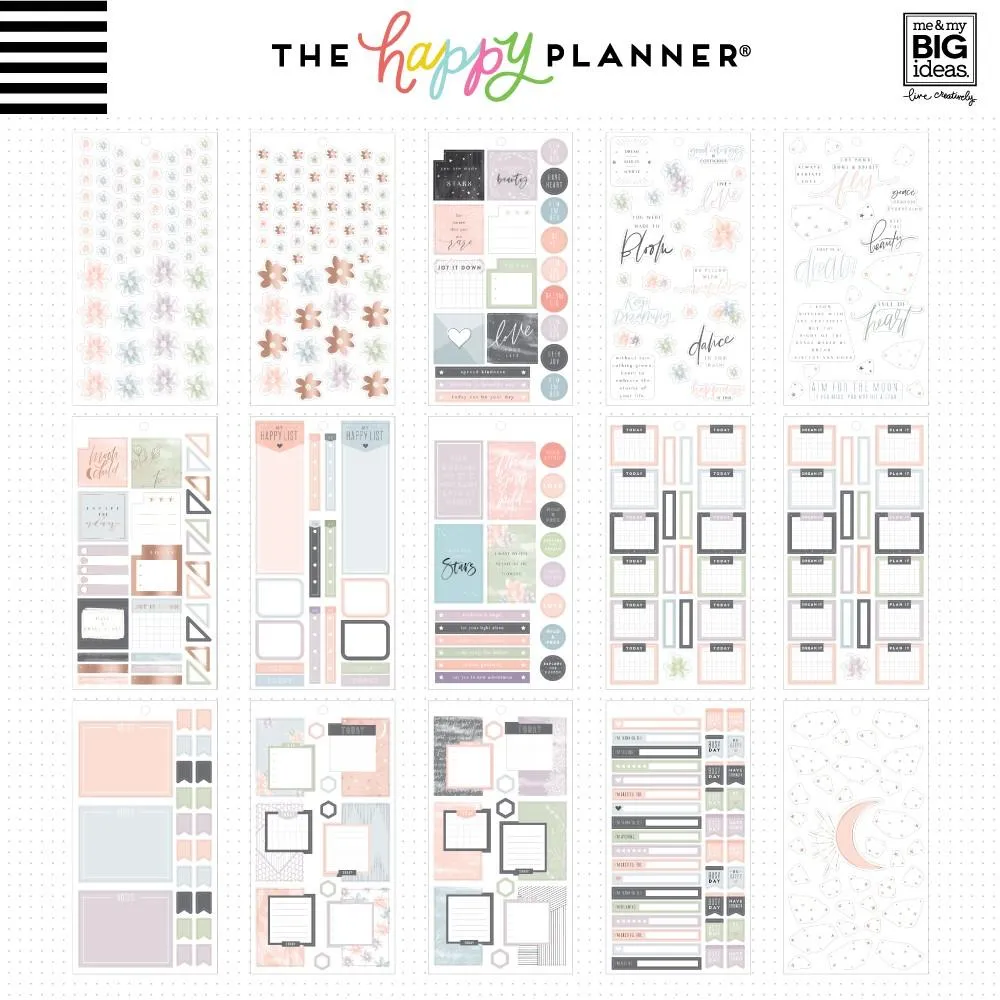 Happy Planner Free Spirit stickers value pack 813