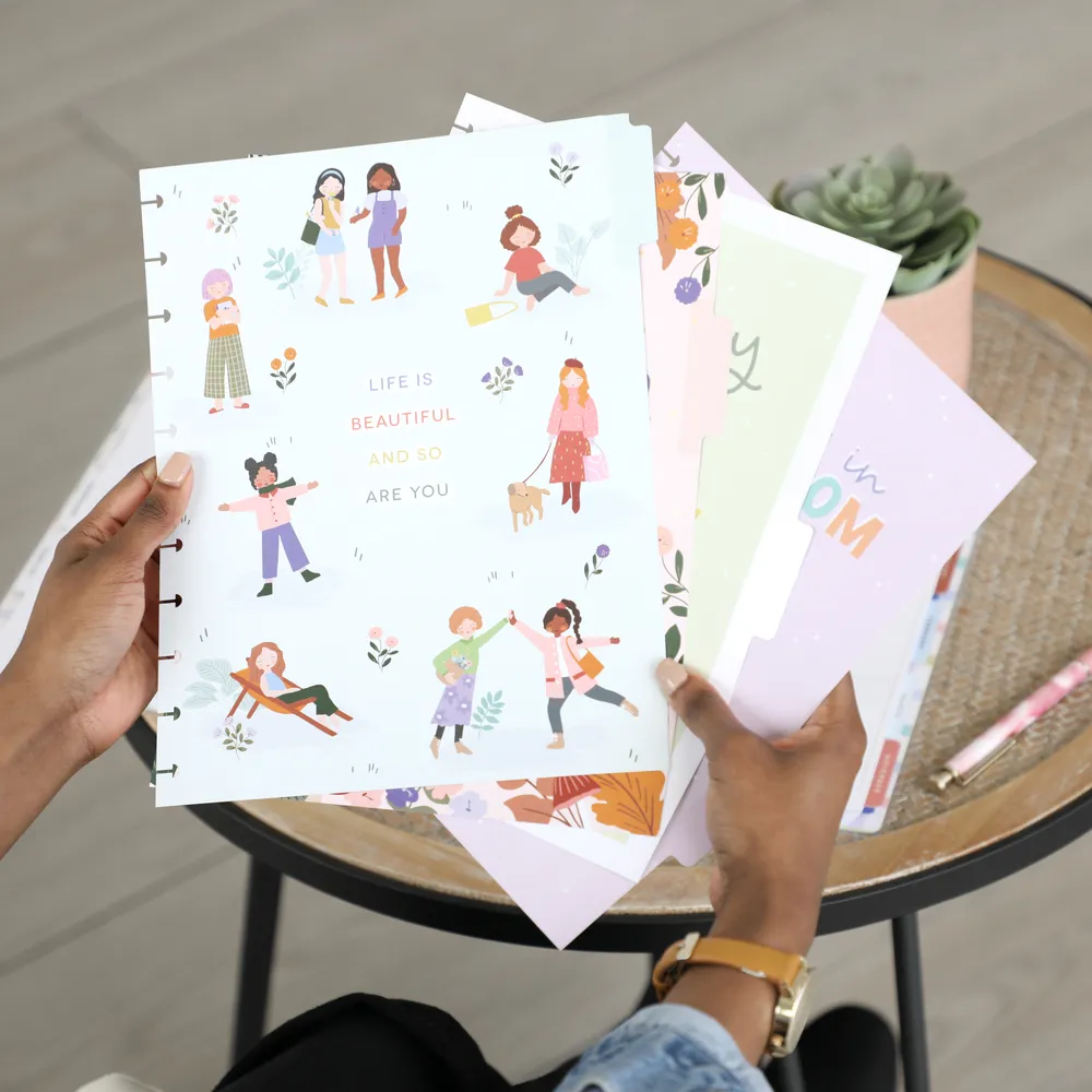 Happy Planner Squad Goals Big recharge agenda vertical 4 mois