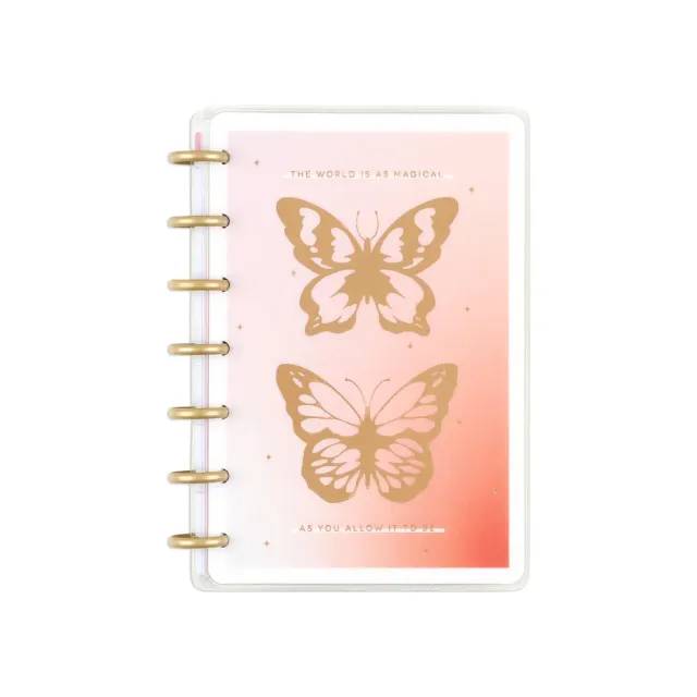 Happy Planner Butterfly Bliss mini carnet pointillé 60 pages