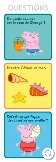 Frigobloc Incollables éventail éducatif Peppa Pig TPS-PS 120