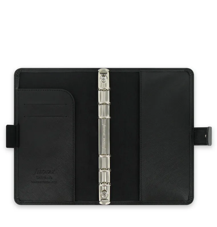 Filofax Saffiano Personal Compact organiseur noir
