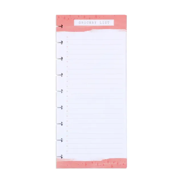 Happy Planner Recipe Grocery recharge Classic 60 recettes