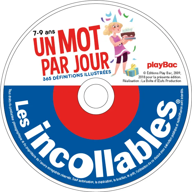 Frigobloc Les Incollables Un mot par jour Anglais calendrier 7-9 ans