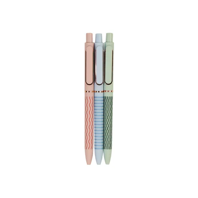 Happy Planner Screen Free Society stylos gel lot de 3