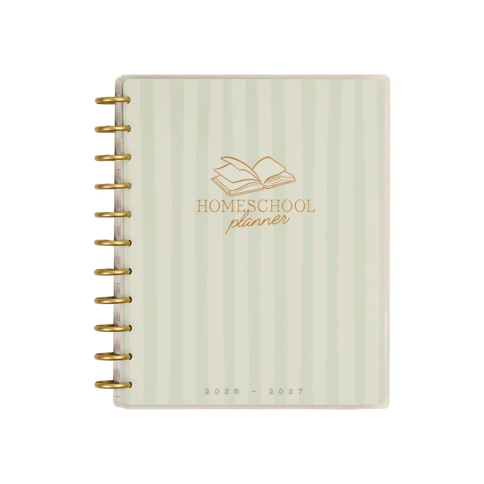Happy Planner Pastel Poetry agenda homeschool Big 2026-2027