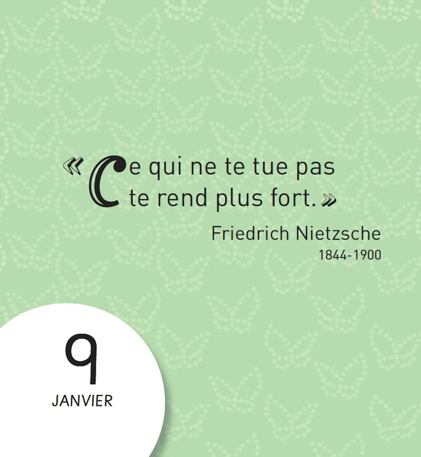 Frigobloc 365 jours de bonheur mini calendrier positif