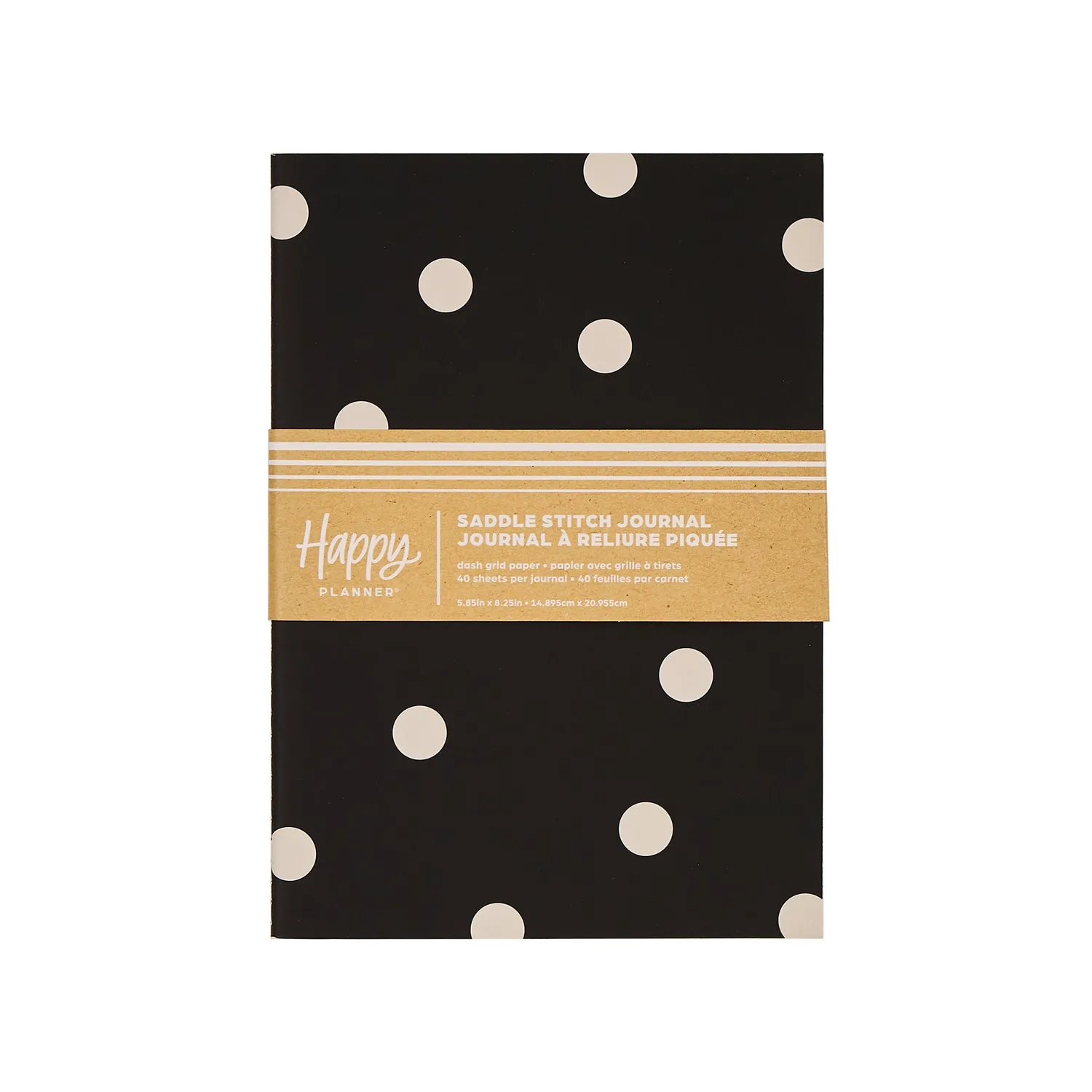 Happy Planner Modern Tones recharge folio A5 pointillés tirets