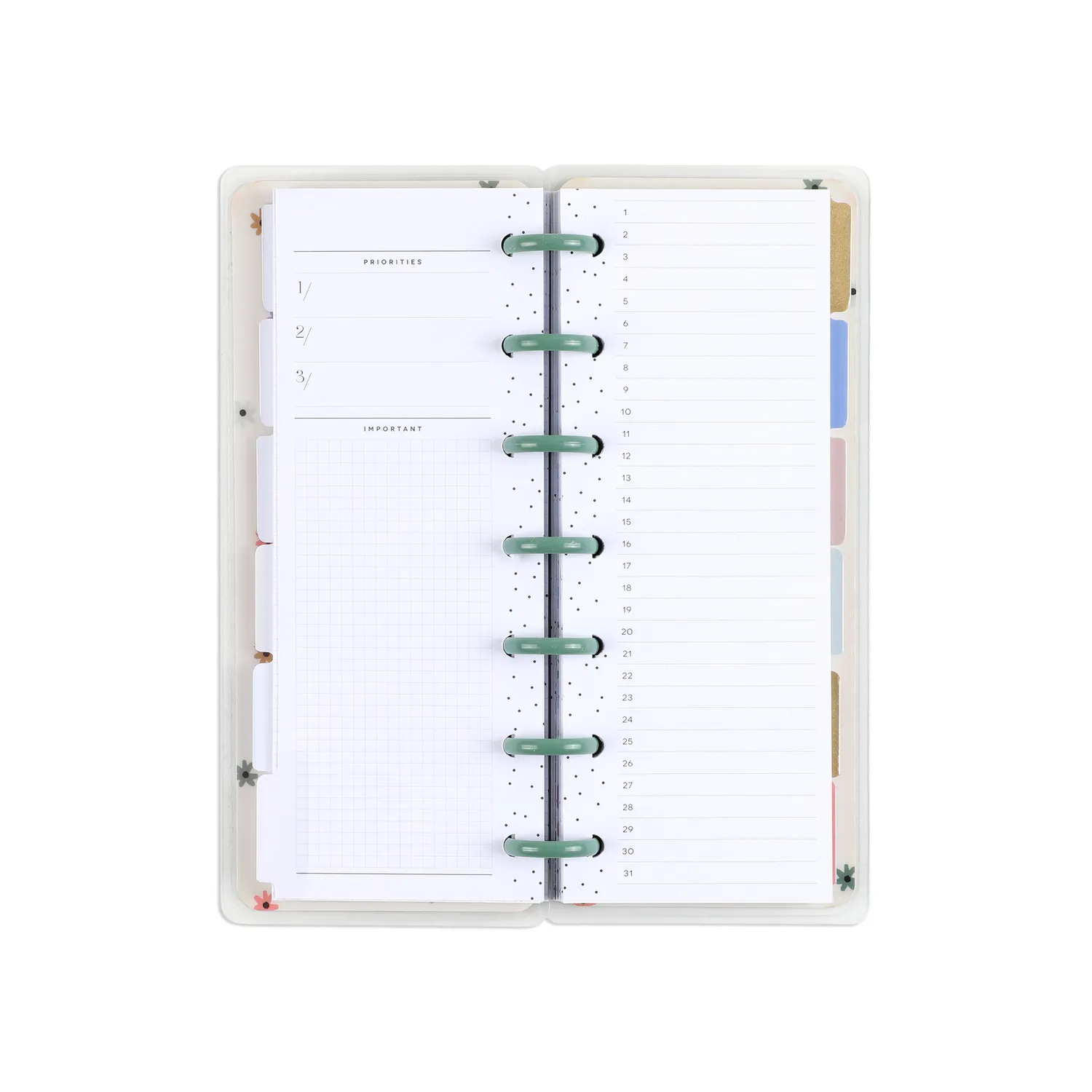 Happy Planner Fresh Bouquet coffret Mini non daté floral