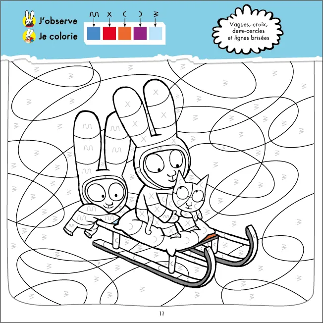 Frigobloc Les Incollables Mes coloriages magiques Simon lettres MS