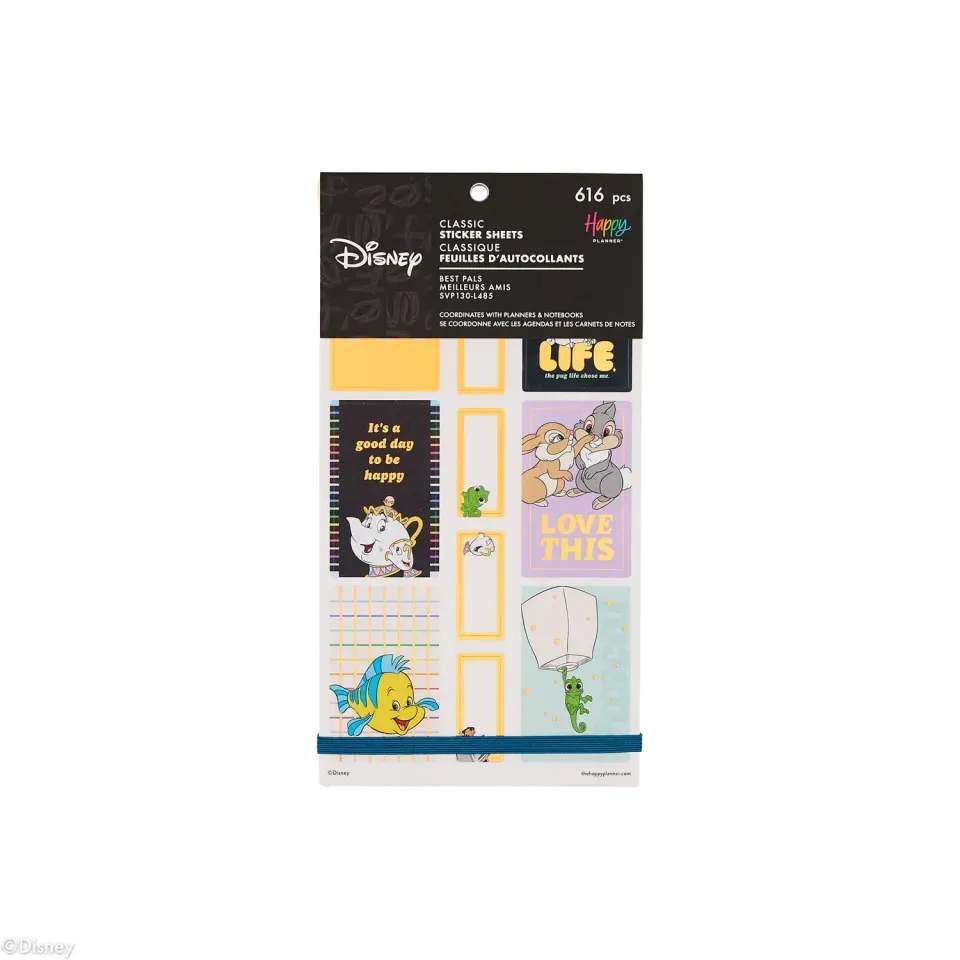 Happy Planner Disney Best Pals stickers Value Pack 30 feuilles