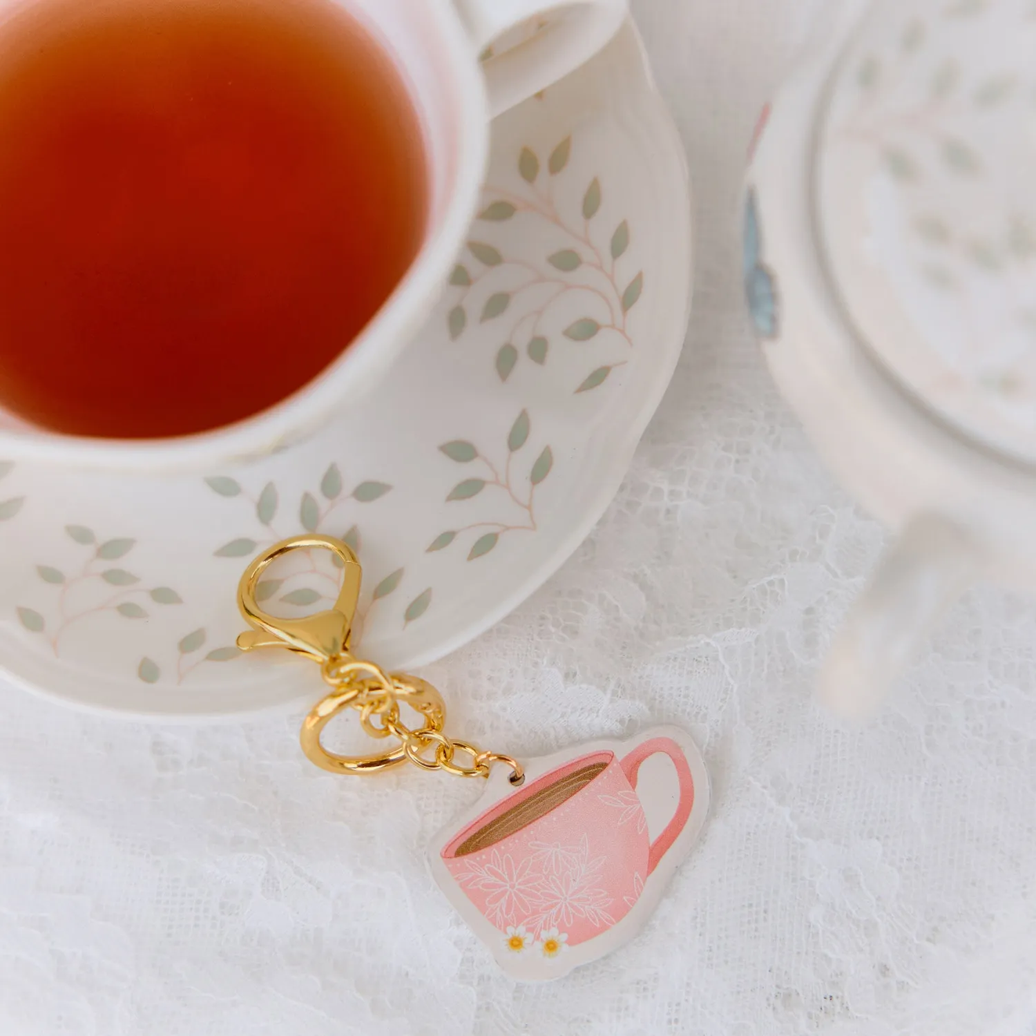 Happy Planner Coffee Cup breloque tasse similicuir