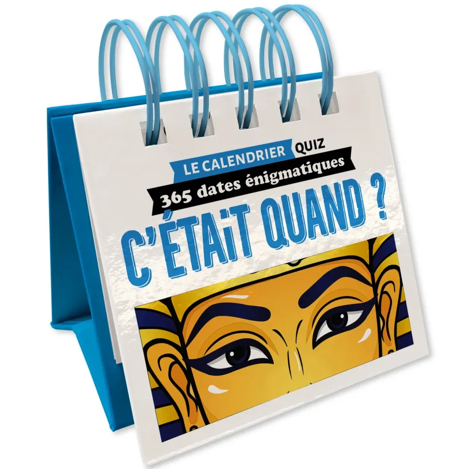 C'était Quand calendrier quiz chevalet 365